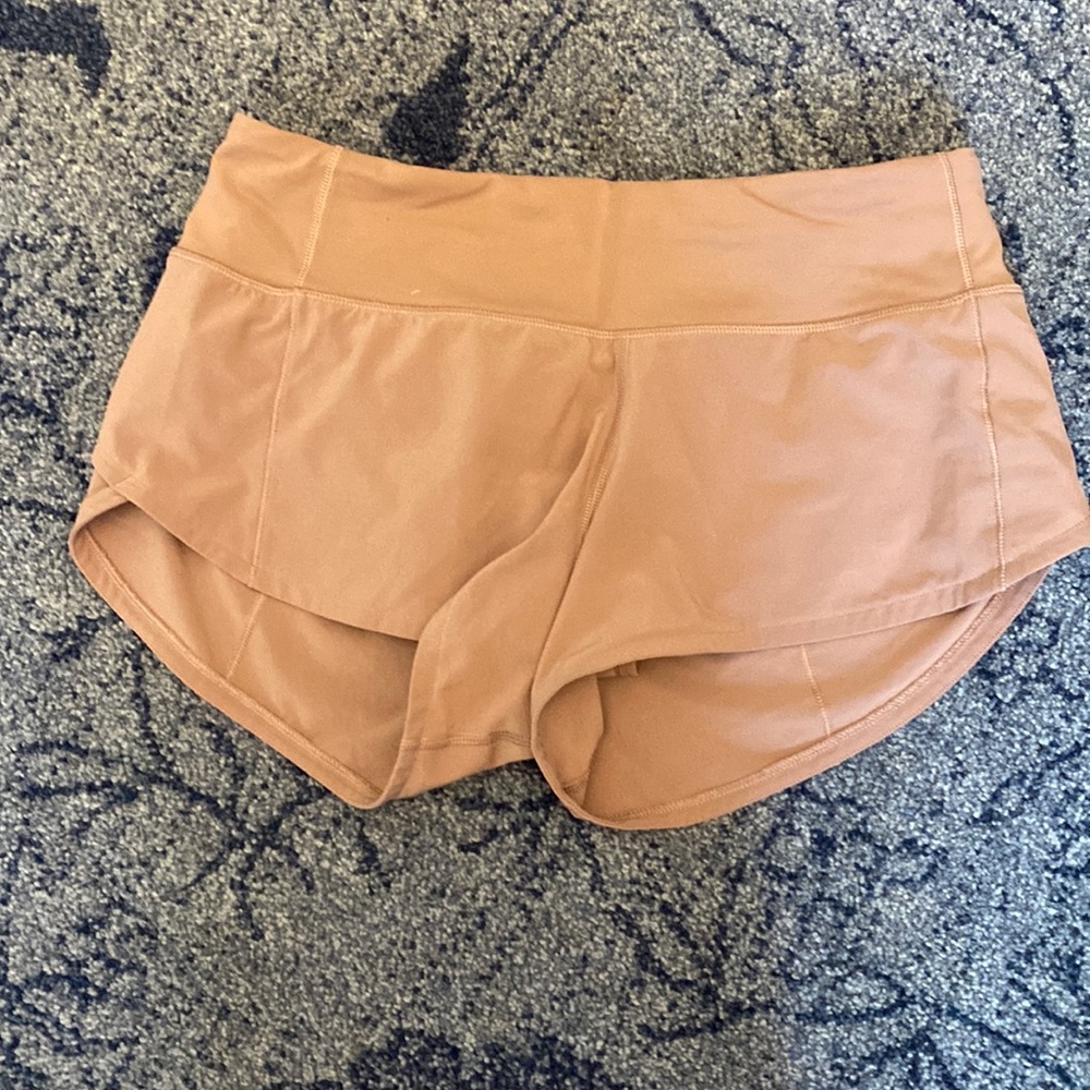 Tan Lululemon Shorts